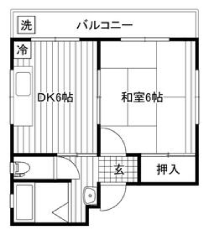 【野江内代から徒歩12分】山西ハイツ　401号室　のサムネイル